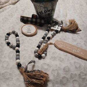 Decorative Metal Bucket And Home Decor Items